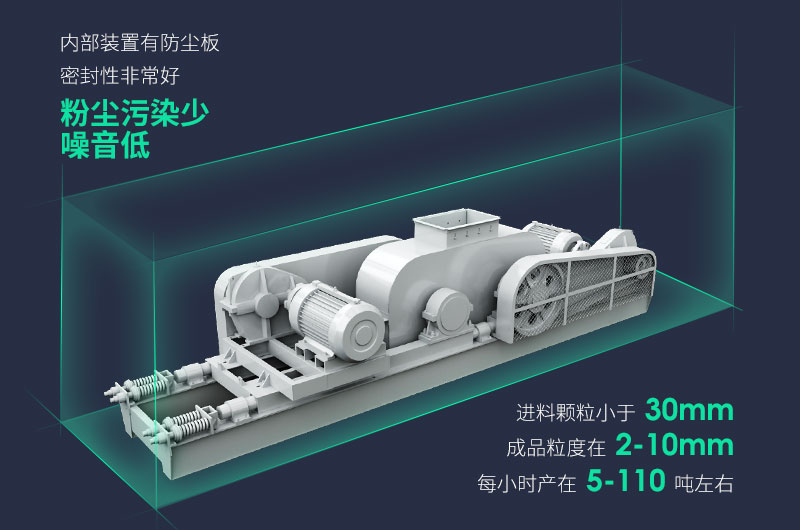 對輥式制沙機優(yōu)勢